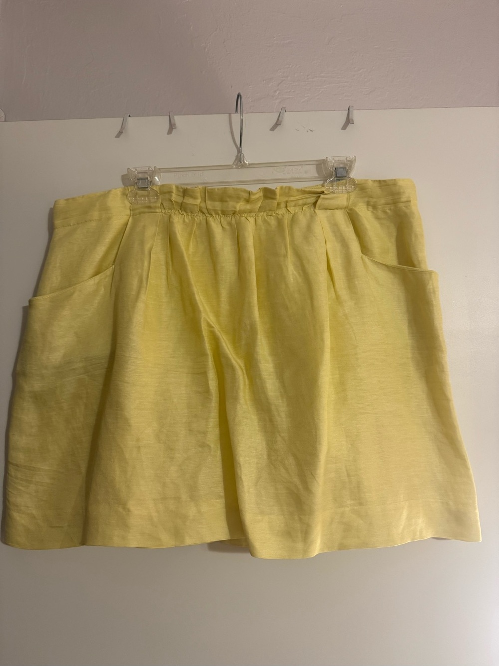 J. Crew Yellow Women's Casual Pleated Skirt